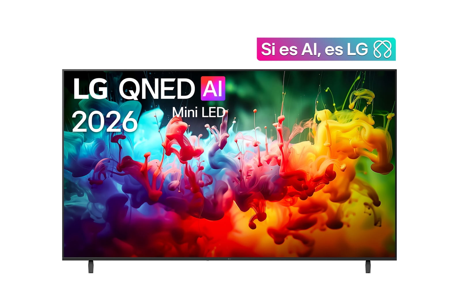 Pantalla Smart TV LG 75 pulgadas QNED AI Mini LED QNED65 4K webOS 2026
