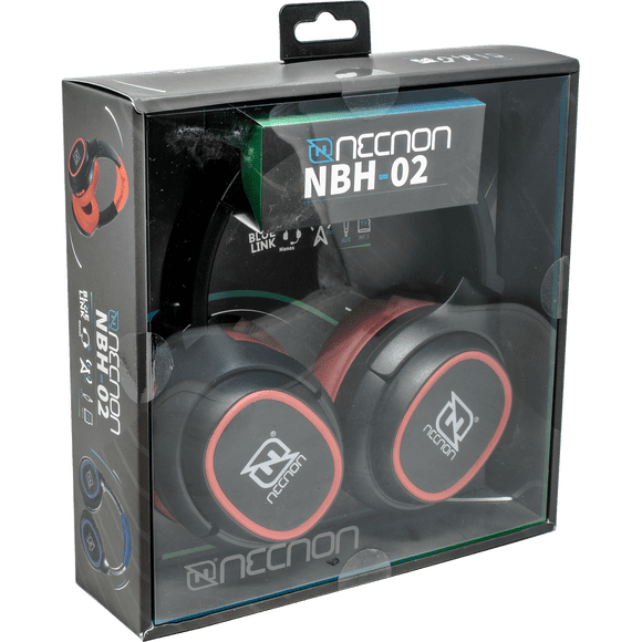 Audifonos Inalambricos Necnon Nbh-02/vc negro Unitalla