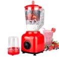 thumbnail image 1 of Licuadora Profesional Moledor 2 En 1 2 Velocidades Vaso 1.5 Litros Signa Color Rojo, 1 of 7