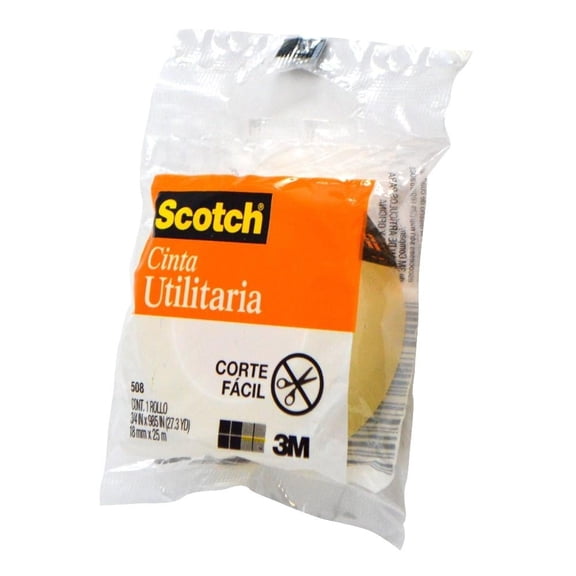 Cinta Adhesiva 3M Scotch 508 de 18 mm x 25 m