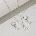 thumbnail image 3 of Light-Luxury Necklace Earring Set Elegant Stylish Dangler Pendant Gift for Birthday Christmas, 3 of 3