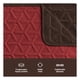 thumbnail image 5 of Protector de Sala 3 Pzas Reversible Pinsonic, Real Textil (Rojo - Café, ch/m/g), 5 of 7