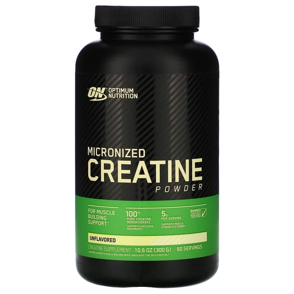 Optimum Nutrition Creatine Powder 300 gr. OPTIMUM NUTRITION MICRONIZED ,60 SERVICIOS