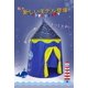 thumbnail image 3 of Carpa Tienda Infantil Castillo con Banderín Plegable azul Unitalla, 3 of 4