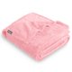 thumbnail image 1 of Manta de Felpa Bare Home Textura de Chevron Microfibra Difusa Suave y Afelpada Tamaño Twin/Twin XL Rosa Claro, 1 of 7