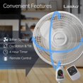 thumbnail image 4 of Lasko Ventilador de Pie de 16 Pulgadas con 3 Velocidades y Control Remoto, 4 of 5