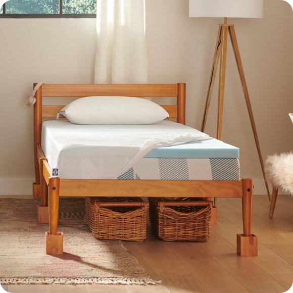 Sobrecolchón Sealy Dreamlife 5 cm de espuma viscoelástica con gel Twin