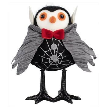 Decoración de Halloween Way to Celebrate Pajaro Dracula Multicolor 12 cm