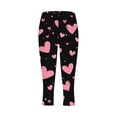 thumbnail image 2 of TaTaai Valentine's Day Heart Graphic Elastic Non-see-through Women Tight Yoga Leggings High Waisted Breathable Gym Workout Casual Daily Full Length Pants Gift, 2 of 5