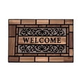 thumbnail image 2 of Alfombra de Entrada, Diseño Floral, Tapete para Interior y Exterior con Respaldo Antideslizante, 50x80cm para Pasillo, Cocina, Entrada, 2 of 6