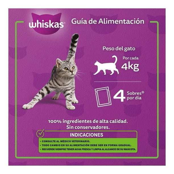 Imagen 3 de Alimento para Gato Whiskas Adulto Fillets Atún 85 g