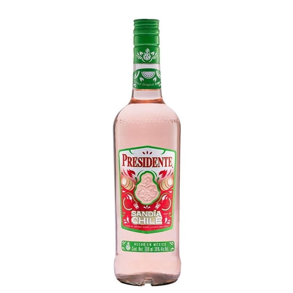 Pack de 12 Licor de Brandy Presidente Sandía Chile 700 ml