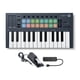 thumbnail image 1 of Novation FLkey Mini driver de teclado MIDI de 25 teclas para FL Studio Bundle con pedal de sustain y, 1 of 8