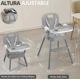 thumbnail image 4 of Silla Alta Para Bebé Ajustable Estructura De Caño Modelo Verde, 4 of 4