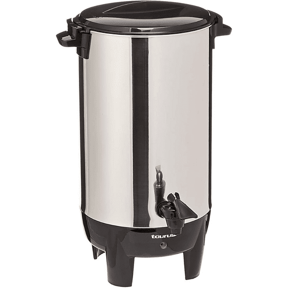 CAFETERA PERCOLADORA TAURUS PARA 40 TAZAS CON FILTRO REUTILIZABLE COLUMBA