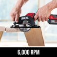 thumbnail image 3 of Sierra circular Skil PWRCORE 20 sin escobillas 20V 6,000 RPM 2.0Ah, 3 of 9