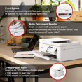 thumbnail image 3 of Canon PIXMA TR7820 - Impresora inalámbrica Todo en uno para el hogar, 3 of 5