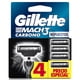 thumbnail image 1 of Cartucho de Rastrillo Gillette Mach3 Carbono con Carbón Activado y 3 Hojas, 4 pzas, 1 of 5