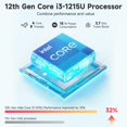 thumbnail image 2 of Laptop NIMO N154 Intel Core i3-1215U 32GB RAM 1024 GB SSD 15.6 Pulgadas FHD Silver, 2 of 5