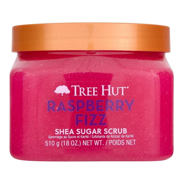 Exfoliante corporal Tree Hut raspberry fizz azúcar de karité 510 g