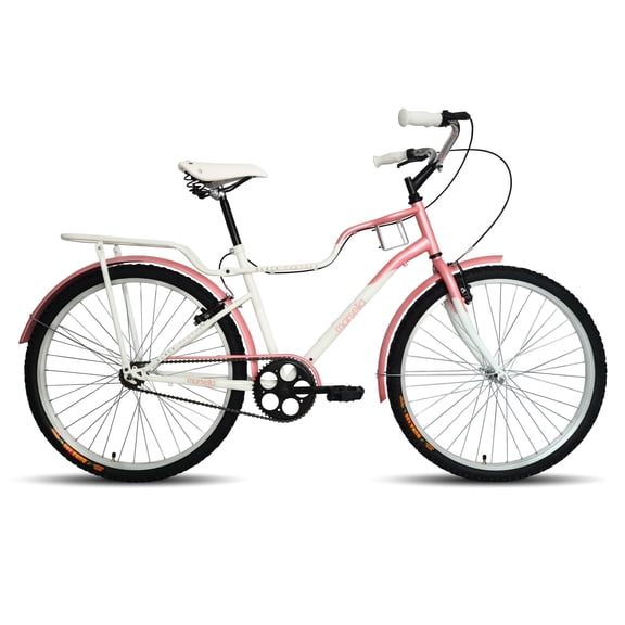Bicicleta Urbana BLACK PANTHER Marsella Rodada 26 Portabulto Rosa