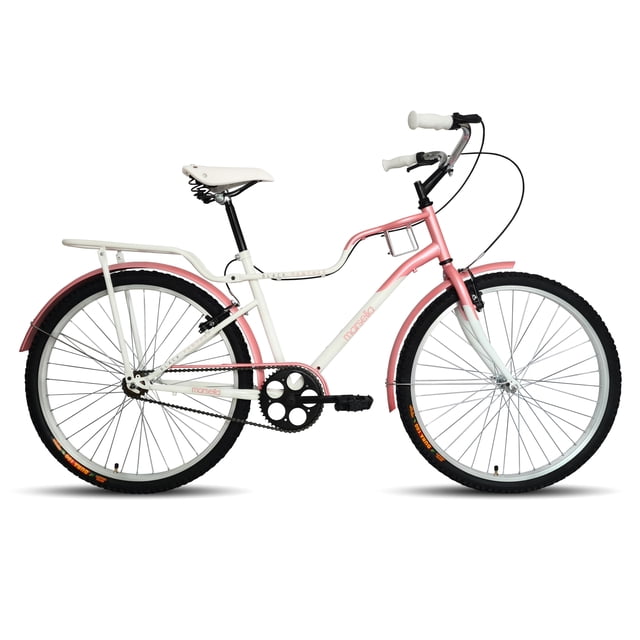 Bicicleta Urbana BLACK PANTHER Marsella Rodada 26 Portabulto Rosa