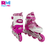 thumbnail image 5 of Patines en Línea Ajustables RM REGALOMEX para Niños Talla 19.5-23.5 Rosa Mediano, 5 of 6
