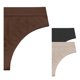 thumbnail image 3 of Tanga Simply Basic para Mujer, Seamless, Multicolor Talla G 3 Piezas, 3 of 4