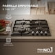 thumbnail image 5 of Parrilla Empotrable a Gas 24 Midea Cristal Templado, 5 of 8