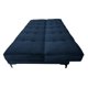 thumbnail image 4 of Sofa Cama Reclinable El Bazar Store Zeus Azul Marino Terciopelo Futon 3 posiciones Abotonado Sala, 4 of 5