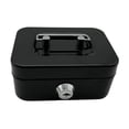 thumbnail image 3 of Caja con cerradura Colección de cajas Organizador moderno Porta contenedores con cerradura y tapa Negro, 3 of 9