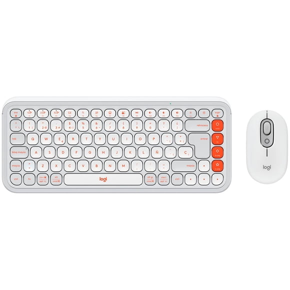 Kit de Teclado y Mouse LOGITECH POP Icon Combo Bluetooth 4000DPI Español