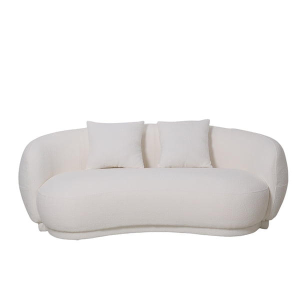 Ilios Ilios Innova | Sofá Bold Curvo Blanco 3 Plazas Moderno con Diseño ...