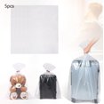 thumbnail image 1 of Bolsas de plástico transparente para guardar colchas, juguetes y proteger tu equipaje | Paquete de 5 bolsas organizadoras transparentes | Resistentes al polvo y la humedad | Diseño compacto para, 1 of 6