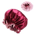 thumbnail image 2 of Capucha de sueño de capucha para cabello , elástico suave sombrero che gorra para cabello Natural - Rojo rojo Sunnimix Gorra de Sueño de las Mujeres Satin Satin Sleep, 2 of 5