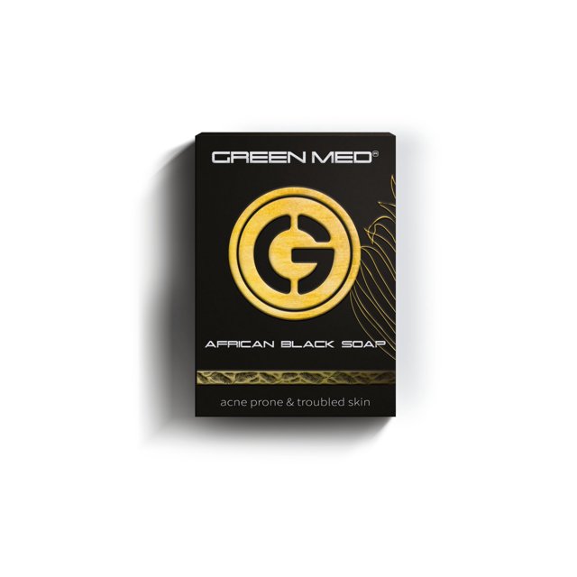 Jabón Green Med Negro Africano 80 g Tratamiento Antiacné