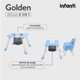 thumbnail image 5 of Silla Alta periquera Infanti 6 en 1 Golden Multifuncional Con Charola Y Mesa De Actividades, 5 of 8
