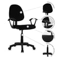 thumbnail image 2 of Silla de Oficina Secretarial Giratoria 009 Negro, 2 of 8