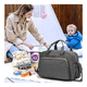 thumbnail image 2 of Pañaleras Mochila De Bebe Moderna Pañalera Multiusos Viaje Malubero Gris, 2 of 3