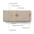 thumbnail image 3 of Altavoz Bluetooth Marshall Middleton II crema impermeable, 3 of 8
