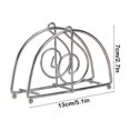 thumbnail image 3 of CaiYueKe Stainless Steel Napkin Holder, Paper Towel Rack for Kitchen Counter, Vertical Napkin Dispenser, Modern Tabletop Napkin Storage Organizer for Dining Room, Restaurant, Cafe, 3 of 7