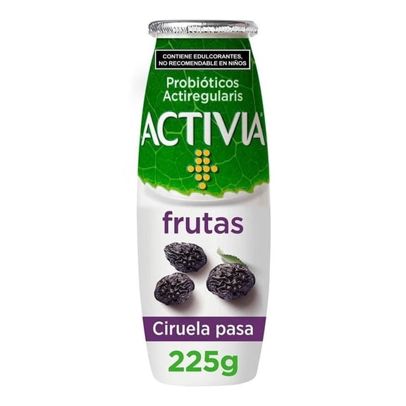 Alimento lácteo fermentado Activia frutas ciruela pasa 225 g
