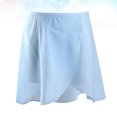 thumbnail image 3 of BRIGHTFUFU 1PC Girls Dancing Dress Falda Party Performance Dress Niños Ballet Training Falda (Azul cielo, talla L), 3 of 8