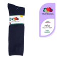 thumbnail image 1 of Calceta Fruit Of The Loom para Niña, sin Felpa Marino Talla M, 3 Pares, 1 of 4