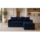 thumbnail image 1 of Sala Esquinera Modular El Bazar Store Vancouver Azul Marino 175x130 cm Sofa Lado derecho ó izquierdo Económica, Tela Lino, 1 of 7