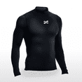 thumbnail image 2 of Playera Deportiva Manga Larga Unisex Licra de Compresion Comoda y Fresca negro CH ZAPARI Licra Deportiva, 2 of 8