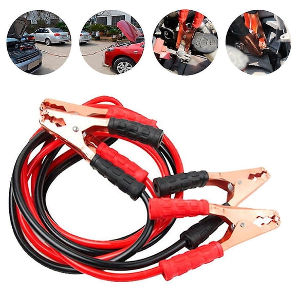 500amp Car Battery Power Emergency Cable Jump Start Firing Line Power