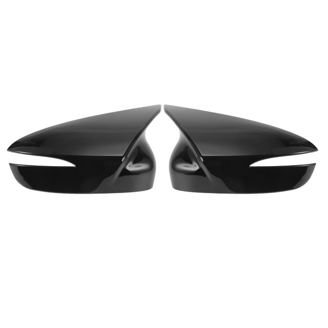 Cubierta de espejo lateral del conductor y pasajero de Unique Bargains para Mazda CX-5 2015-2016 par de negro brillante