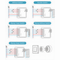 thumbnail image 4 of Módulo de Interruptor de Relé ZigBee, 4 Canales, CA 100-240 V, Interruptor de Encendido/Apagado, Interruptor de Hogar Inteligente, Miniinterruptor de Caja Oscura, 4 of 5