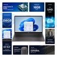 thumbnail image 2 of Laptop HP 250 G10 Intel Core i3 N305 16GB 256GB SSD 15.6" W11 Teclado Español Mochila Ideal para Estudiante y Oficina, 2 of 5